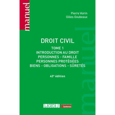 Image de Droit civil Tome 1