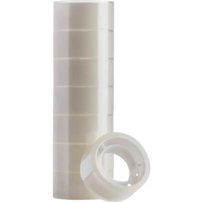 Afbeelding van Plakband Quantore 19mmx10m transparant Omdoos a 8 stuk stuks