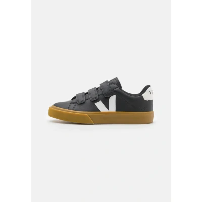 Afbeelding van Veja Recife LOGO Sneakers laag, Dames, Maat: 38, Black/white Leer