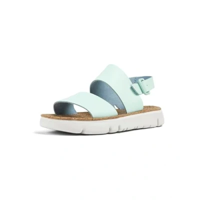 Afbeelding van Camper Oruga Sandalen, Dames, Maat: 40, Pastel blau Leer