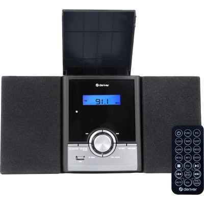 Afbeelding van Denver DAB Radio CD Speler Bluetooth 60 voorkeuzezenders /FM / AUX MDA285