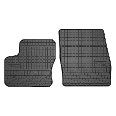 Afbeelding van FROGUM D0315 Vloermatset Rubber Voor 2 Zwart Op maat gemaakt FORD: Transit Connect V408 Van