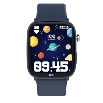 Afbeelding van ICE Watch smart junior 3.0 FM Blue Blauw geolokaliseerbaar verbonden horloge voor jongens met siliconen band 024547 (1,75 inch)