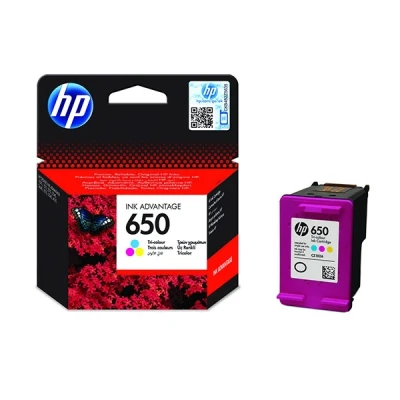 Image de HP 650 Couleur (cyan délavé, magenta jaune délavé) originale cartouche d&#039;encre