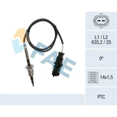 Afbeelding van FAE 68061 Sensoren ALFA ROMEO: MiTo, FIAT: Punto Evo Hatchback