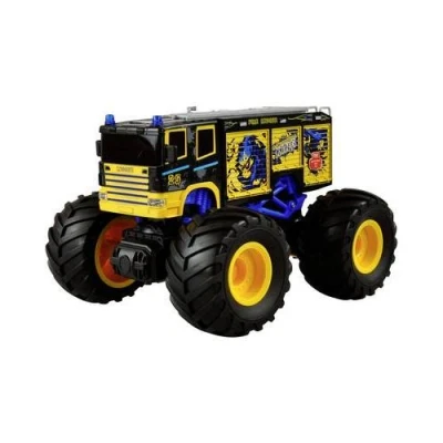 Image de Amewi bleu brushed 1:18 Auto RC électrique Monstertruck propulsion arrière prêt à fonctionner (RtR) 2,4 GHz