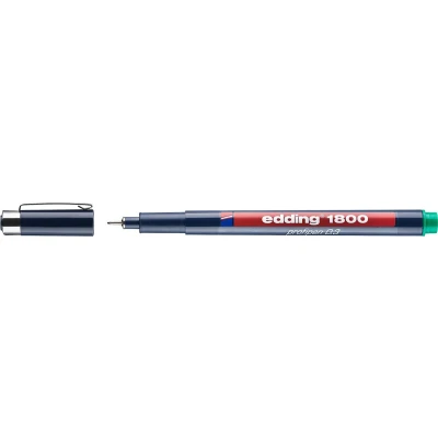 Afbeelding van edding 1800 profipen 0.3 groen 1ST 0,35 mm / 4 180003004