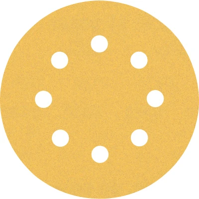 Image de BOSCH 2608900797 Feuille abrasive Expert C470 Best pour le bois et la peinture, diamètre 115 mm, grain 120, 8 trous (5 pcs)