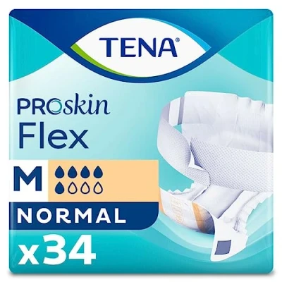 Afbeelding van TENA ProSkin Flex Normal Maat M 34ST