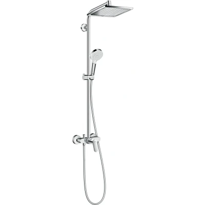 Afbeelding van Hansgrohe Crometta E 240 1jet Showerpipe met douchekraan, chroom