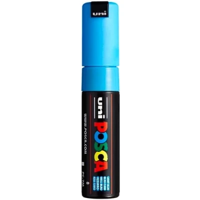 Afbeelding van Verfstift Posca PC7M lichtblauw