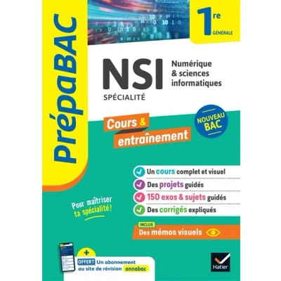 Image de Prépabac NSI 1re générale (spécialité)