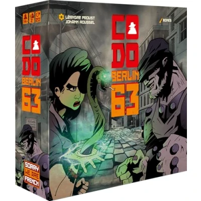 Afbeelding van SWAF CODO Berlin 63 een bluff en strategiespel met snelle games voor 2 spelers vanaf 14 jaar
