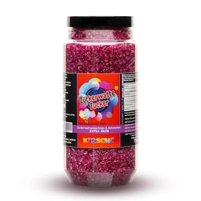 Afbeelding van Hoogwaardige suikerspin suiker rood paars 700 g speciale suikerkristallen