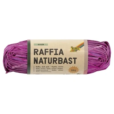 Afbeelding van Raffia Folia 50gr. roze