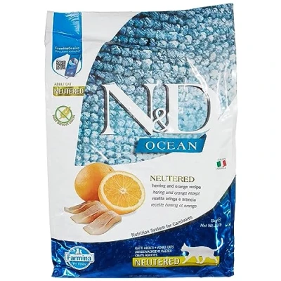 Afbeelding van Farmina Ocean Neutered 5kg Kattenvoer Zilver