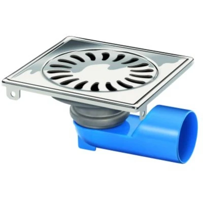 Afbeelding van RVS van den Berg doucheput zijuitloop 50mm 14,6 x