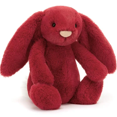Afbeelding van Jellycat knuffelkonijn bashful luxe bunny scarlett 31 cm
