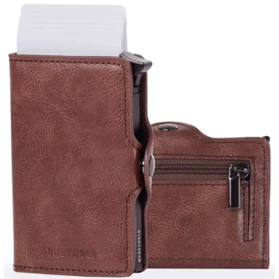 Afbeelding van Moneyhold Smart Portemonnee, Maat: One Size, Marrone