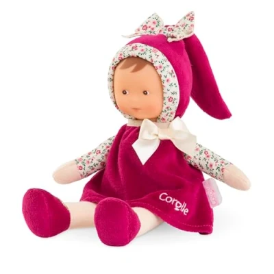 Afbeelding van Corolle Mijn knuffeldier, Miss Rose Grenadine, 25 cm, vanaf de geboorte, 9000010190