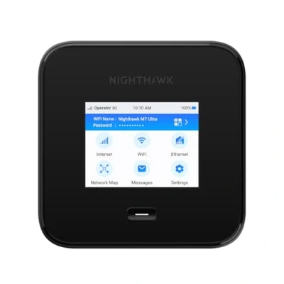 Image de NETGEAR Nighthawk M7 Pro Point d&#039;accès mobile 5G 6 Gbits/s Wi Fi 5, 6, 7, 2.5GbE, 1GbE