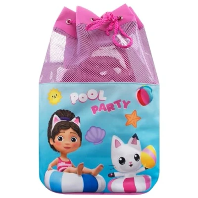 Afbeelding van DreamWorks Gabby&#039;s Dollhouse Rugzak zwembadtas voor kinderen zwemtas roze, Roze