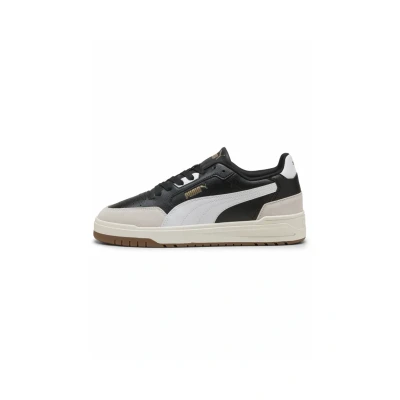 Afbeelding van Puma Shuffle Downtown Sneakers laag, Maat: 36, Black/white/vapor gray Kunststof/textiel/leer