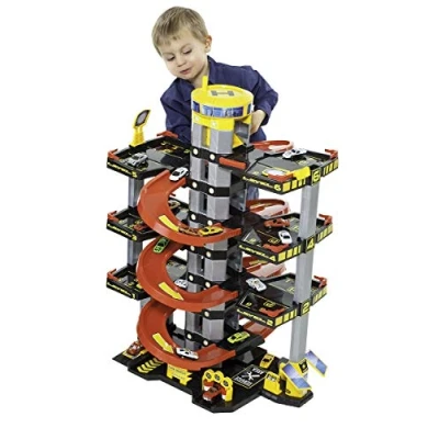 Afbeelding van M MOLTO OLTO 7 Storey kinderparkeerplaats met garage, hellingen, wasruimte, lift, tankstation en saaie zone educatief speelgoed voor kinderen vanaf 3 jaar