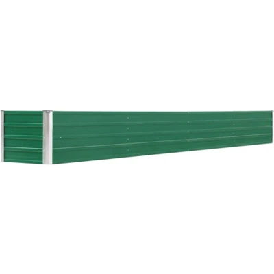 Afbeelding van Plantenbak verhoogd 320x40x45 cm gegalvaniseerd staal groen