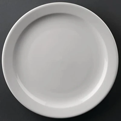Afbeelding van Olympia Athena borden met smalle rand 25,4cm (12 stuks)