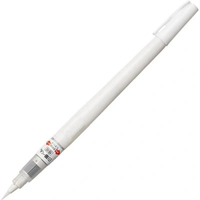 Afbeelding van Brush Pen White with poly bag