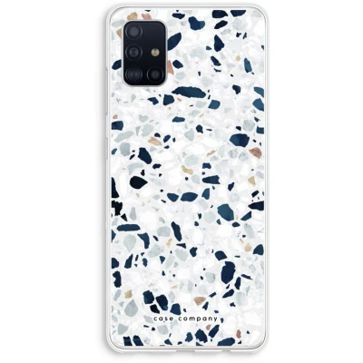 Afbeelding van Case Company® hoesje geschikt voor Samsung Galaxy A51 4G Terrazzo N1 Soft Cover Telefoonhoesje Bescherming aan alle Kanten en Schermrand