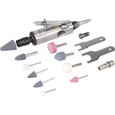 Afbeelding van Silverline Pneumatische Slijp Set 160 mm 15 delig