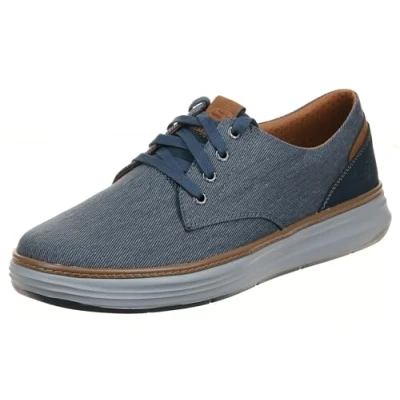Afbeelding van Skechers Moreno Sneakers laag, Heren, Maat: 47.5, Navy Imitatieleer/ textiel