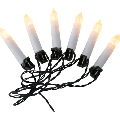 Afbeelding van Anna&#039;s Collection kaarsen lichtsnoer 16 LED 400cm warm wit kerstverlichting