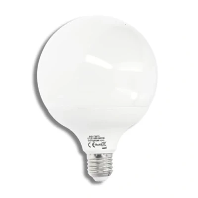 Afbeelding van Jandei Globe LED lamp 270º, G120, E27 schroefdraad, 18 W (komt overeen met 140 W) 6000 K koud wit licht, 1800 lumen. Perfect voor woonkamer, keuken, badkamer, kantoor.