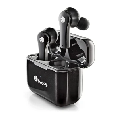 Afbeelding van NGS Artica Bloom Black Bluetooth True Wireless Koptelefoon Zwart