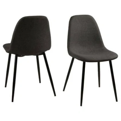 Afbeelding van Eetkamerstoel Willy Grijs Sawana Giga Living Set van 4