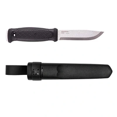 Afbeelding van Morakniv Garberg Sandvik 10,9 cm zwart roestvrijstalen survivalmes met vast lemmet