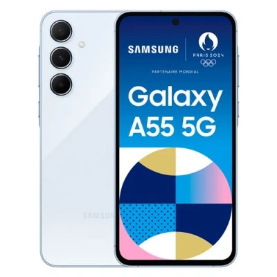 Image de Samsung Galaxy A55 128 Go Bleu Clair 5G