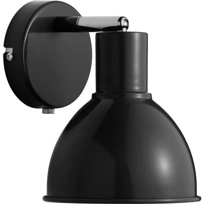 Afbeelding van Nordlux Pop wandlamp E27 zwart
