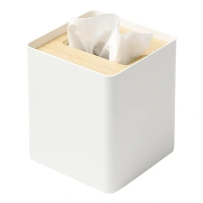Afbeelding van Yamazaki Tissuebox Vierkant Rin Wit