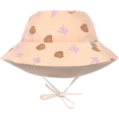 Afbeelding van Lässig Hoed Zonnehoedje met UV bescherming Splash &amp; Fun Corals peach rose, 19 36 mnd. Maat 50/51