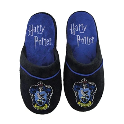 Afbeelding van Cinereplicas Harry Potter Ravenclaw Sloffen M/L Zwart/Blauw