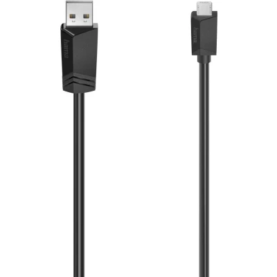 Afbeelding van Hama Micro Usb Kabel 2.0 480 Mbit/S 3,00 M