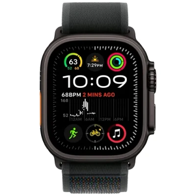Afbeelding van Apple Watch Ultra 2 GPs + Cellular 49mm Black Trail Loop M/l Titanium