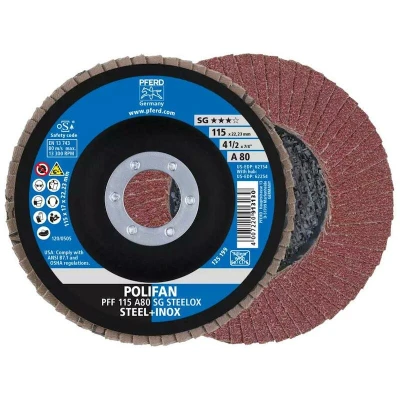 Afbeelding van PFERD 67608115 A Sg Steelox Lamellenschijf Diameter 115 mm Boordiameter 22.23 10 stuk(s)