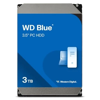 Image de WD Blue WD30EZAX Disque dur 3 To interne 3.5&quot; SATA 6Gb/s 5400 tours/min mémoire tampon : 256 Mo