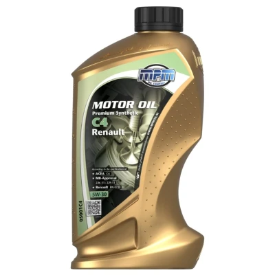 Afbeelding van Mpm Premium Synthetic C4 RENAULT 5W 30 1L Motorolie 05001C4 MERCEDES BENZ: E Class Saloon, C A Class, RENAULT: Clio 3, 4