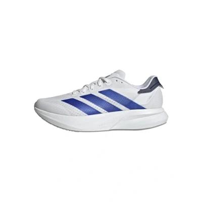 Afbeelding van adidas Performance Duramo Speed Hardloopschoenen voor op de weg, Heren, Maat: 49 1/3, Cloud white lucid blue dark Textiel/ synthetisch